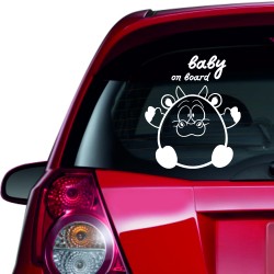 Αυτοκόλλητο αυτοκινήτου - Baby on board 28